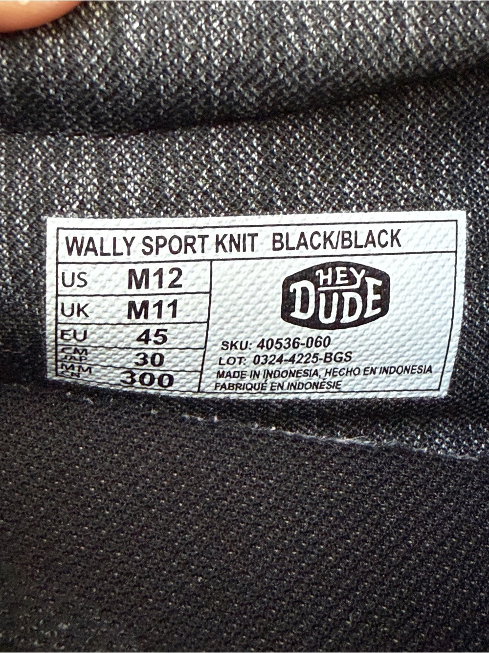 Hey Dude Men's Wally Sport Knit Size 12 - Picture 8 of 9